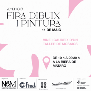 Fira de dibuix i pintura a mataro cartell 2024