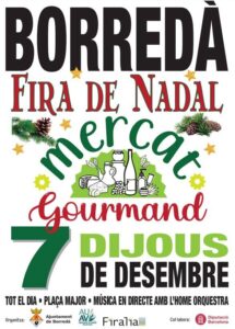 Fira de nadal a borreda cartell 2023