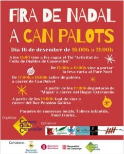 Fira de nadal a can palots cartell 2023 min