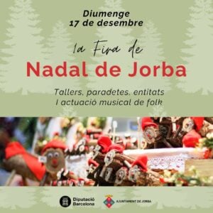 Fira de nadal a jorba cartell 2023 min