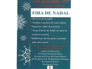 Fira de nadal a la coromina cartell 2016 1