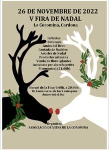 Fira de nadal a la coromina cartell 2022 1
