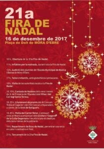 Fira de nadal a mora debre cartell 2017 1