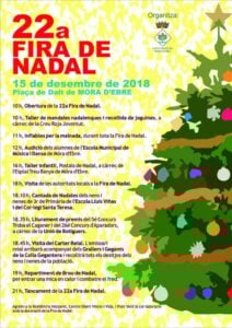 Fira de nadal a mora debre cartell 2018 1