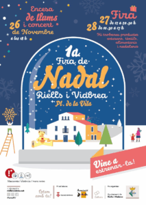 Fira de nadal a riells i viabrea cartell 2021 min