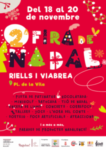 Fira de nadal a riells i viabrea cartell 2022 min