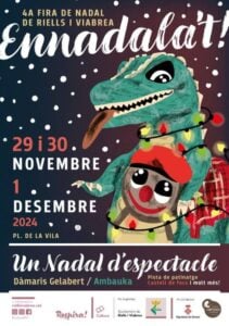 Fira de nadal a riells i viabrea cartell 2024 1