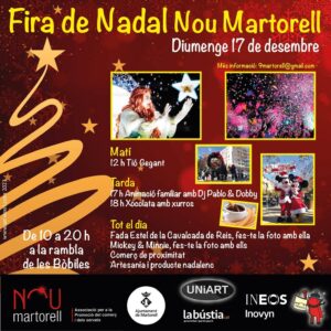 Fira de nadal de nou martorell cartell 2023 min