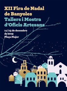 Fira de nadal i mostra doficis artesans a banyoles cartell 2019 min