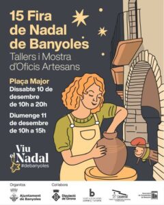 Fira de nadal i mostra doficis artesans a banyoles cartell 2022 min