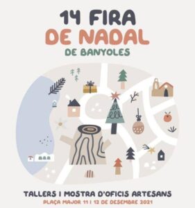 Fira de nadal i mostra doficis artesans a banyoles cartellk 2021 min