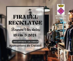 Fira de reciclatge a creixell cartell 2024
