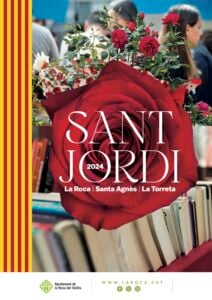 Fira de sant jordi a la roca del valles cartell 2024