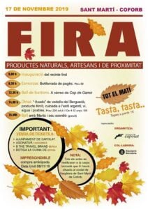Fira de sant marti de coforb cartell 2019
