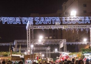 Fira de santa llucia a barcelona foto 1