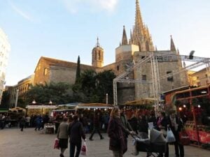 Fira de santa llucia a barcelona foto 2