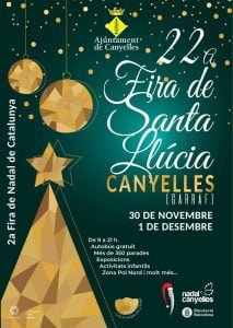 Fira de santa llucia a canyelles cartell 2024