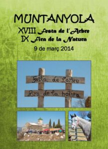 Fira de larbre i de la natura de muntanyola cartell 2014