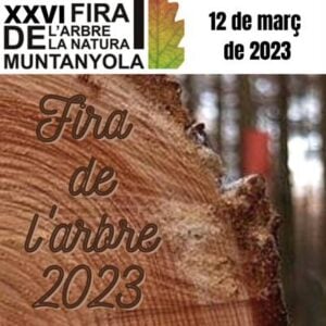Fira de larbre i de la natura de muntanyola cartell 2023