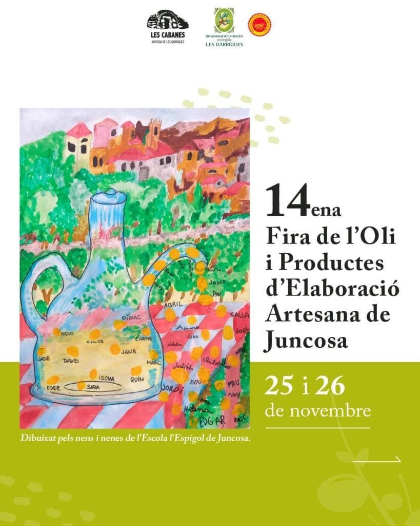 Cartell de Fira de l’Oli a Juncosa