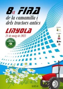 Fira de la camamilla i dels tractors antics a linyola cartell 2023 min