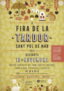 Fira de la tardor a sant pol de mar cartell 2021 min