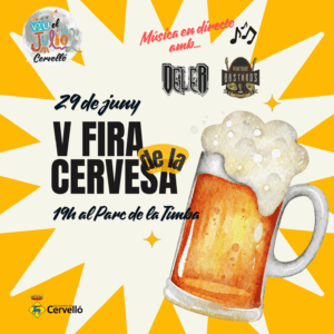 Fira de la cervesa a cervello cartell 2024