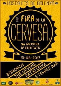 Fira de la cervesa i mostra dentitats a balenyà 2017