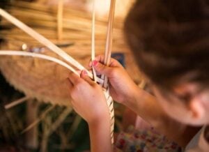 Fira de les fibres vegetals. raco dels artesans foto 3