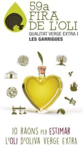 Fira de les garrigues la fira de loli de qualitat verge extra cartell 2022