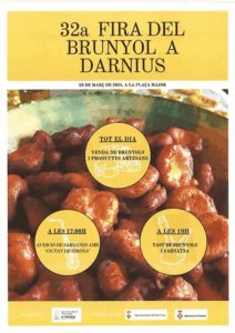 Fira del brunyol a darnius cartell 2024
