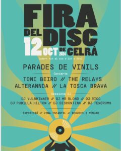 Fira del disc a celra poster 2024