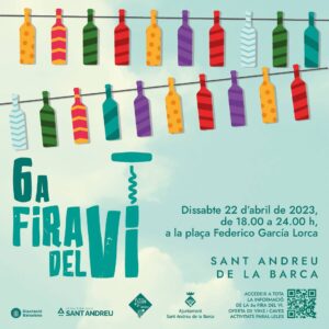 Fira del vi de sant andreu de la barca cartell 2023