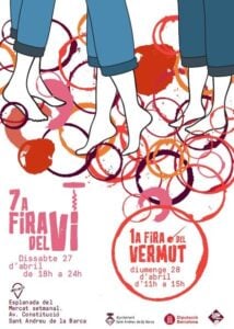 Fira del vi de sant andreu de la barca cartell 2024