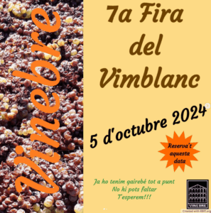 Fira del vimblanc a vinebre cartell 2024