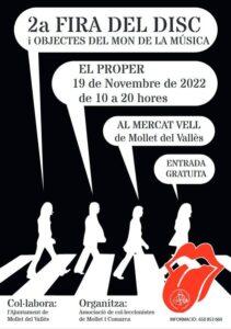 Fira del disc a mollet del valles cartell 2022 min