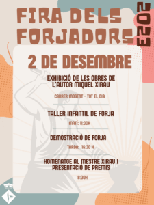 Fira dels forjadors a vilanova del valles cartell 2023 min