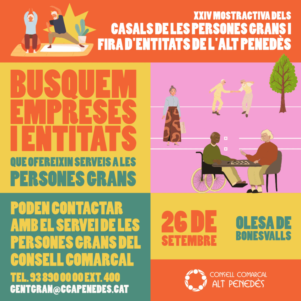 Cartell de Fira d’entitats de l’Alt Penedès a Olesa de Bonesvalls