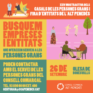 Fira dentitats a olesa de bonesvalls cartell 2024