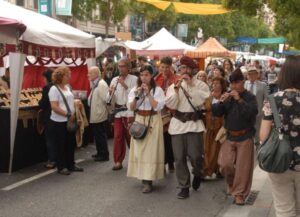 Fira medieval de la creu coberta foto 1