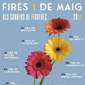 Fires de l1 de maig a figueres cartell 2023