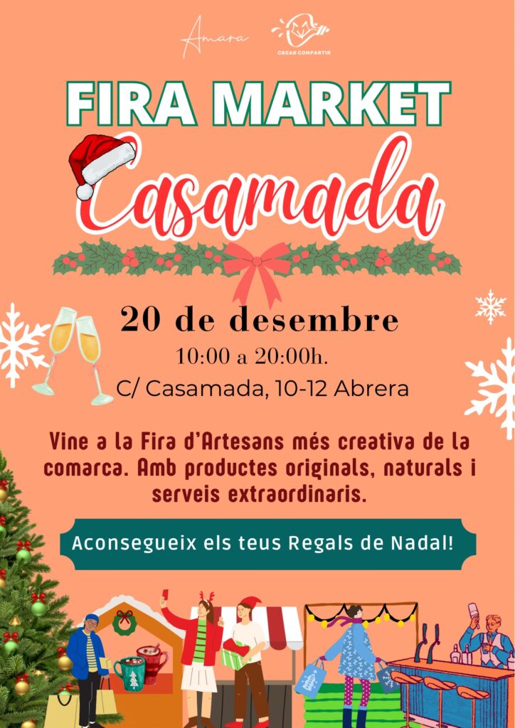 Cartell de Fira Market Casamada a Abrera