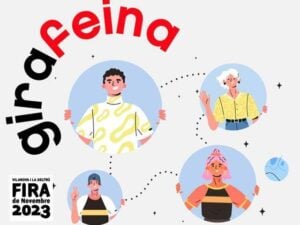 Girafeina. fira de l ocupacio a girona cartell 2023