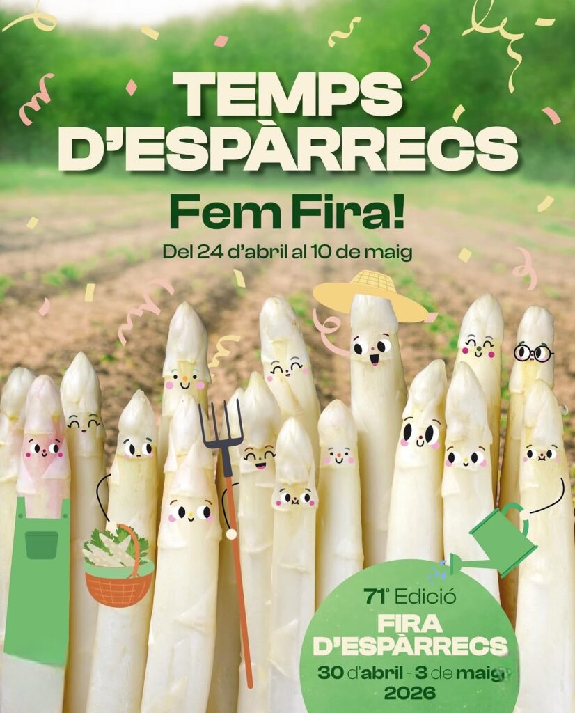 Cartell de Fira d’Espàrrecs a Gavà
