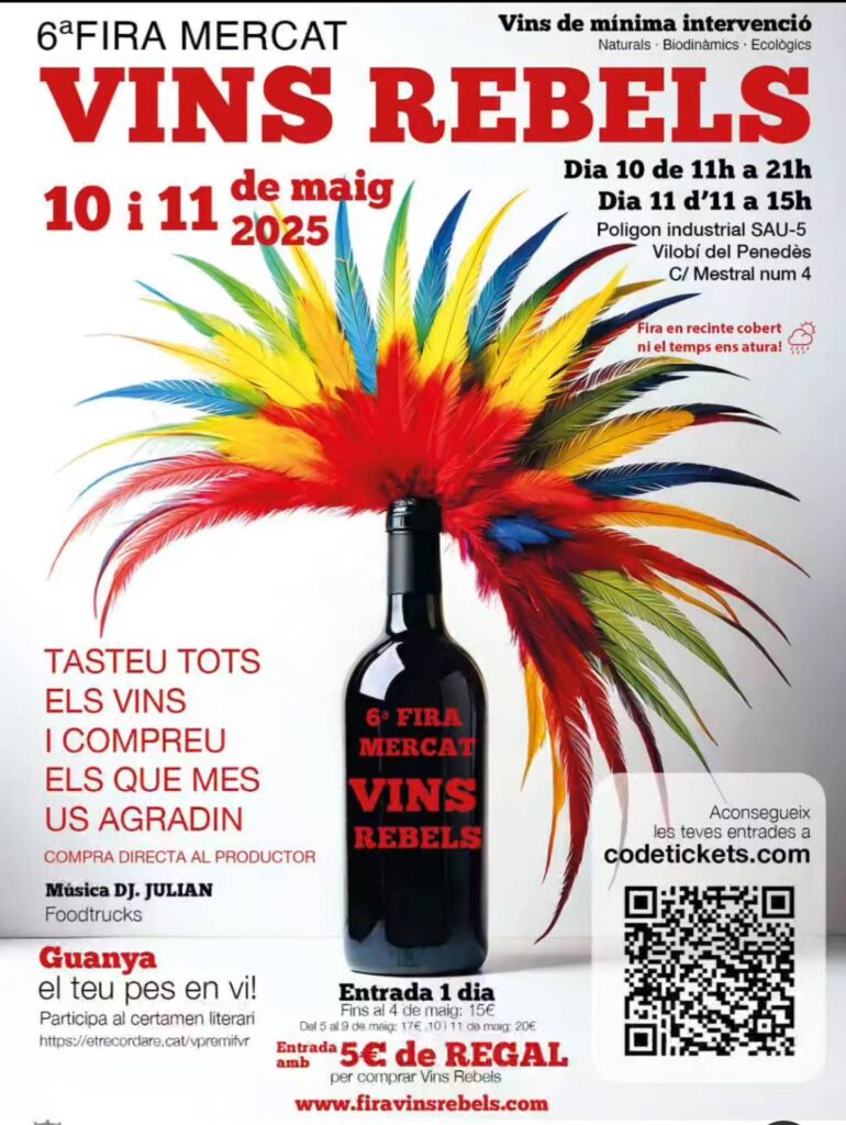 Cartell de Fira Vins rebels a Vilobí del Penedès