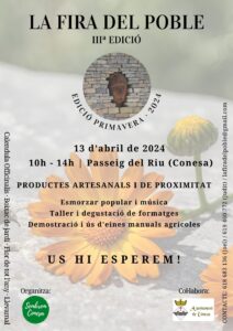 La fira del poble a conesa cartell 2024