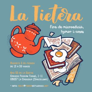 La tietera. fira de microedicio humor i coses cartell 2024 min