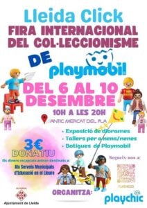 Lleida click fira internacional del colleccionisme de playmobil cartell 2023 min