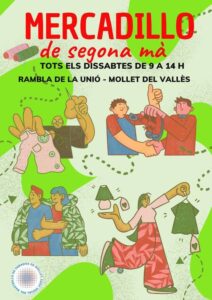 Mercadillo de segona ma a mollet del valles cartell 2025
