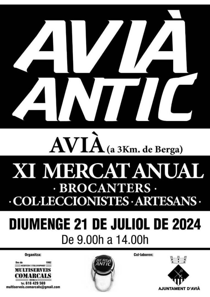 Cartell de Mercat Avià Antic